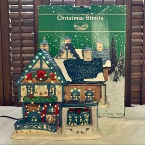 Christmas Streets Porcelain Lighted Christmas House